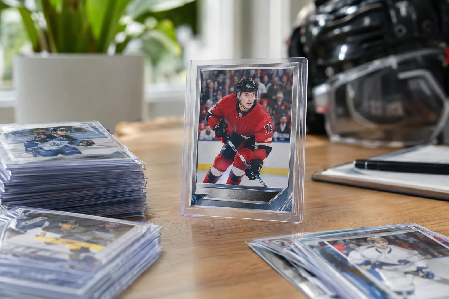 2026 NHL Draft first overall pick Gavin McKenna with Upper Deck Young Guns rookie card concept and hockey card collecting investment theme