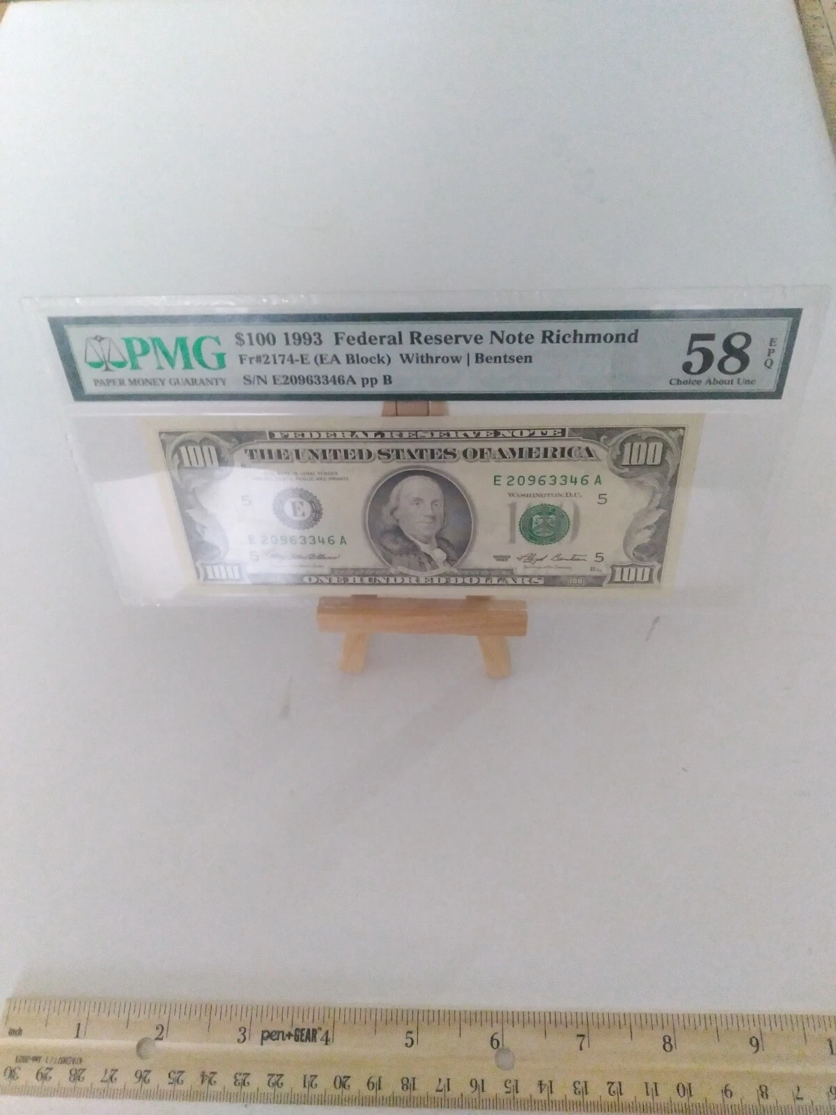 AI banknote grading analysis showing paper money front and back