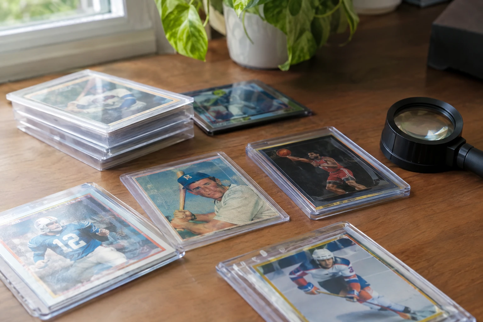 Disney trading cards from vintage Mickey Mouse cards to modern Topps Chrome Disney and Lorcana TCG being examined for PSA grading