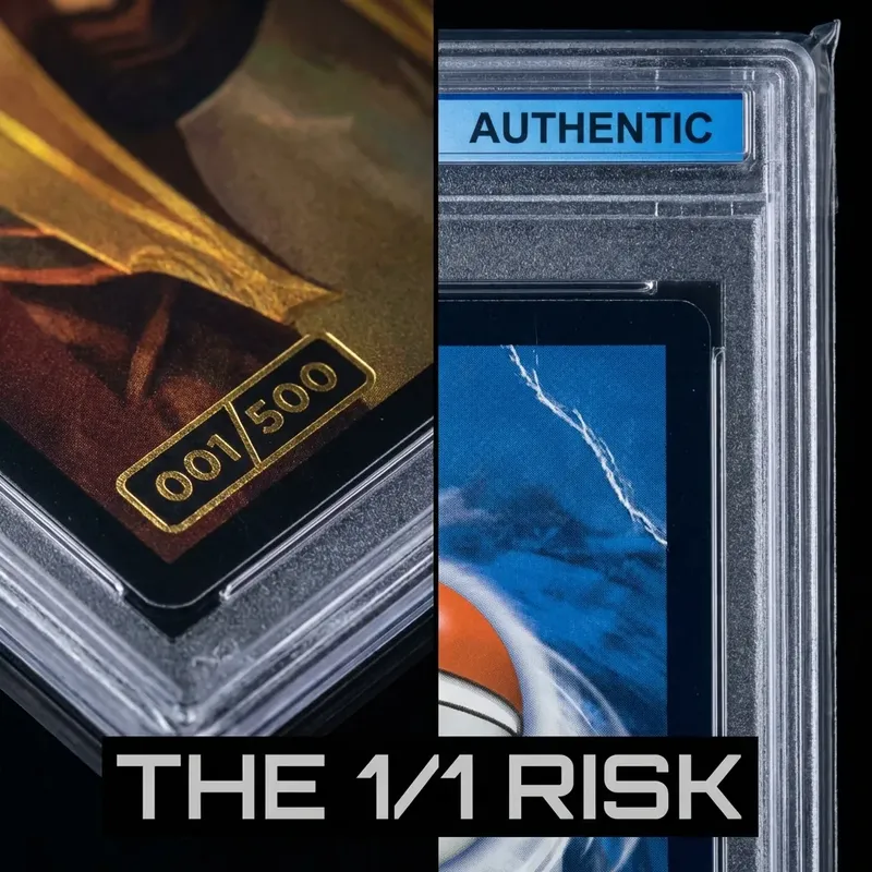 Serialized Card Grading Risk Analysis - 001/500 Stamp