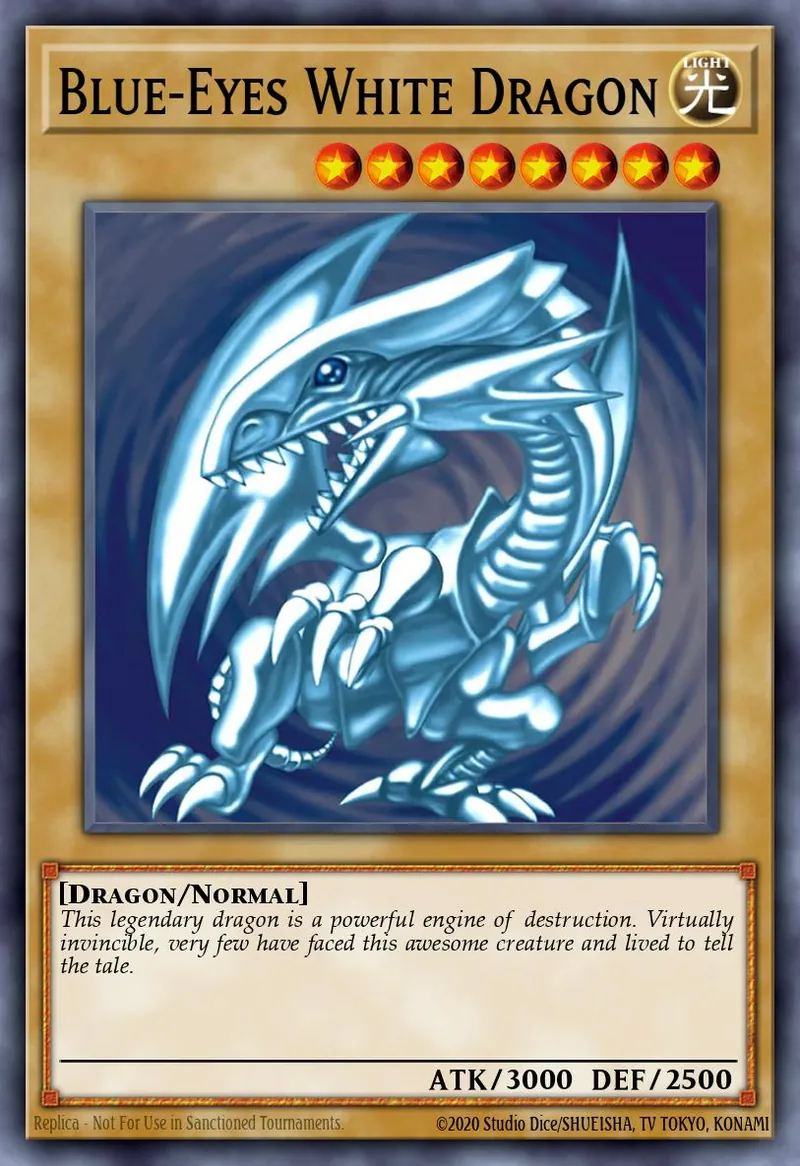 Yu-Gi-Oh! Blue-Eyes White Dragon card being graded