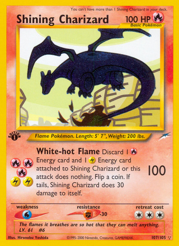 Shining Charizard Neo Destiny raw