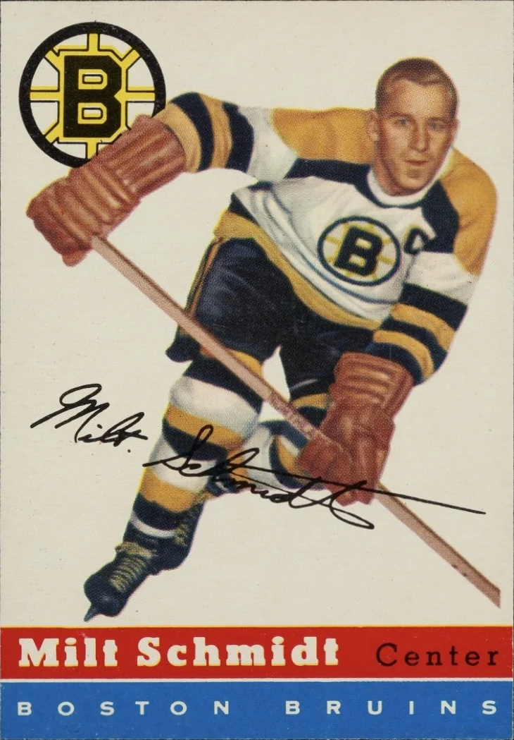 1954 Milt Schmidt — Topps #60