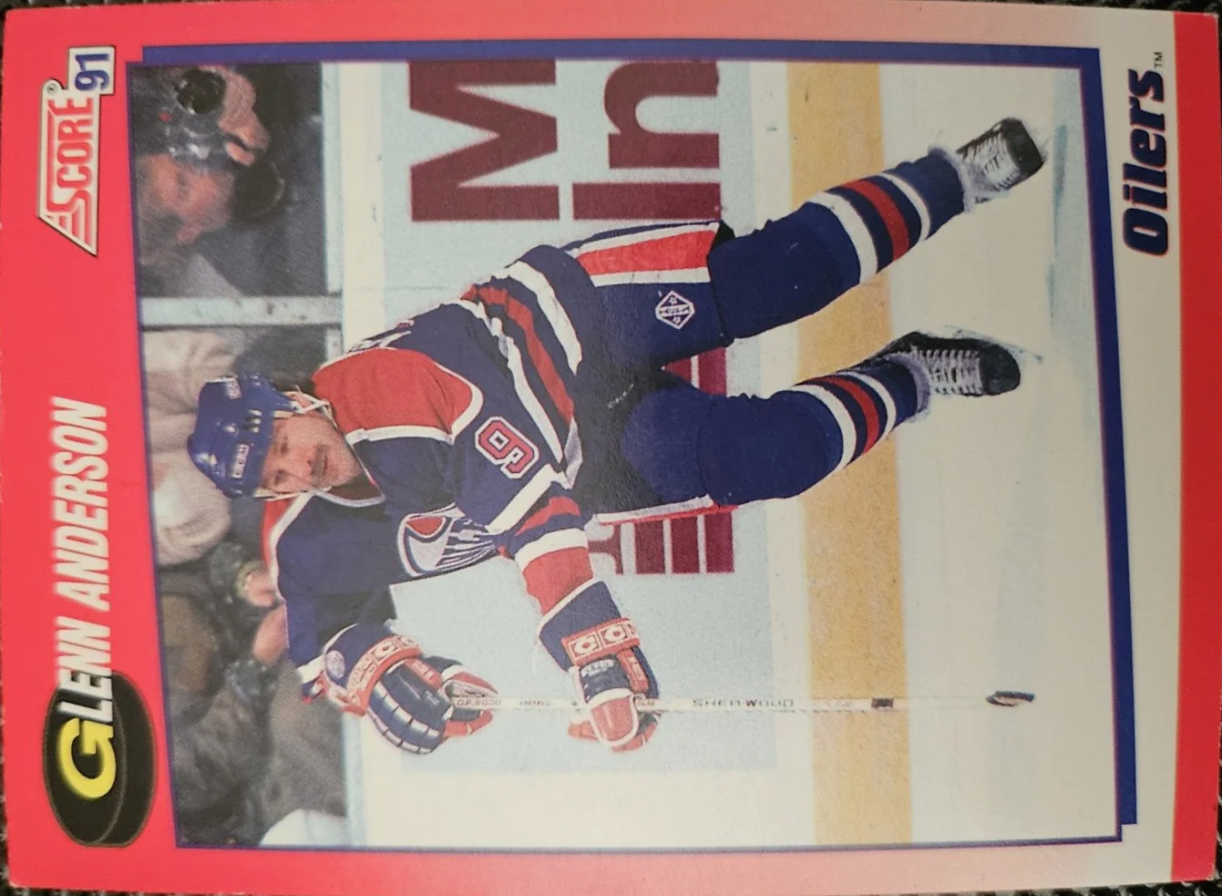 1991 Glenn Anderson — Score Canadian Bilingual #47