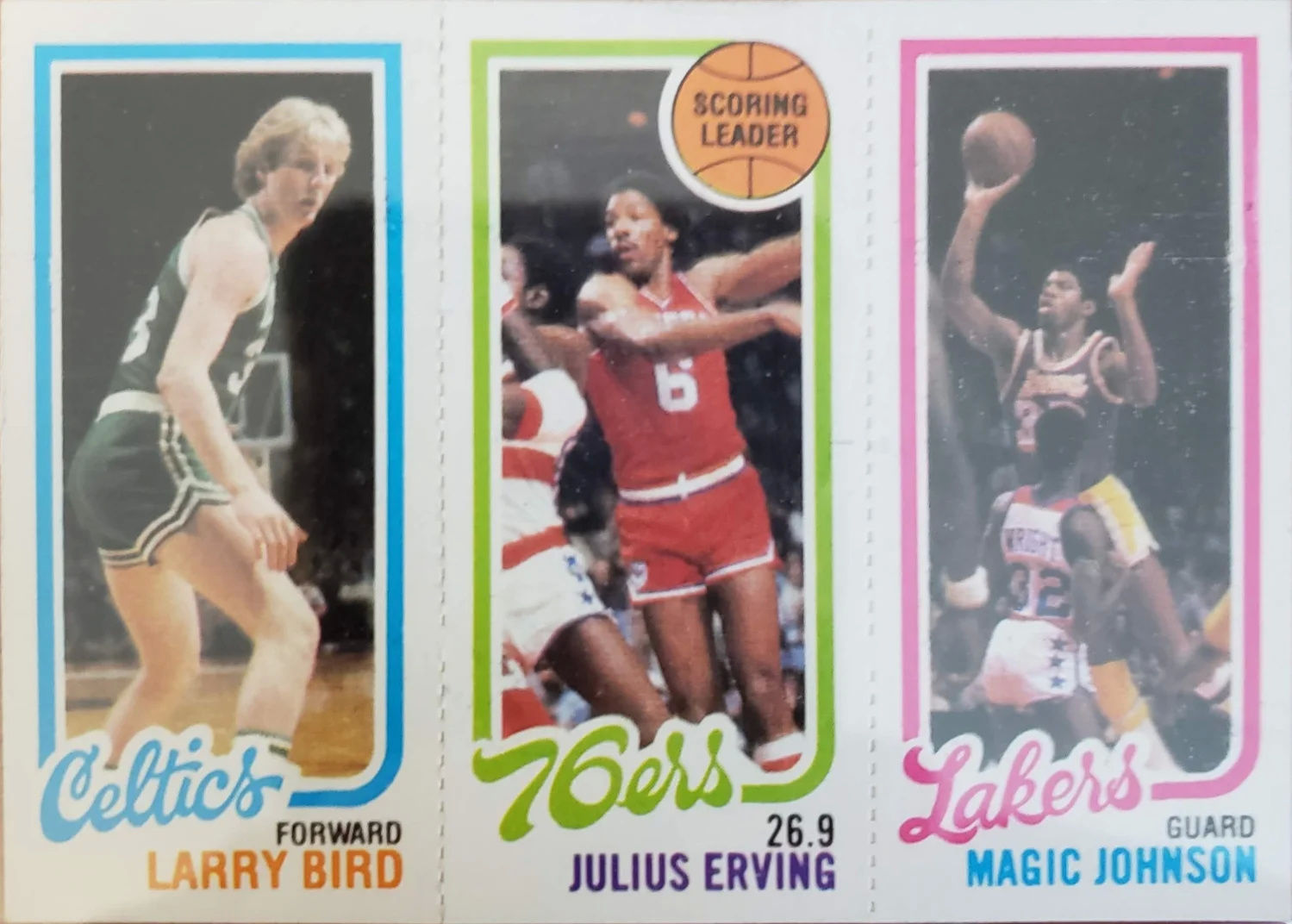 1980 Larry Bird — Topps #34