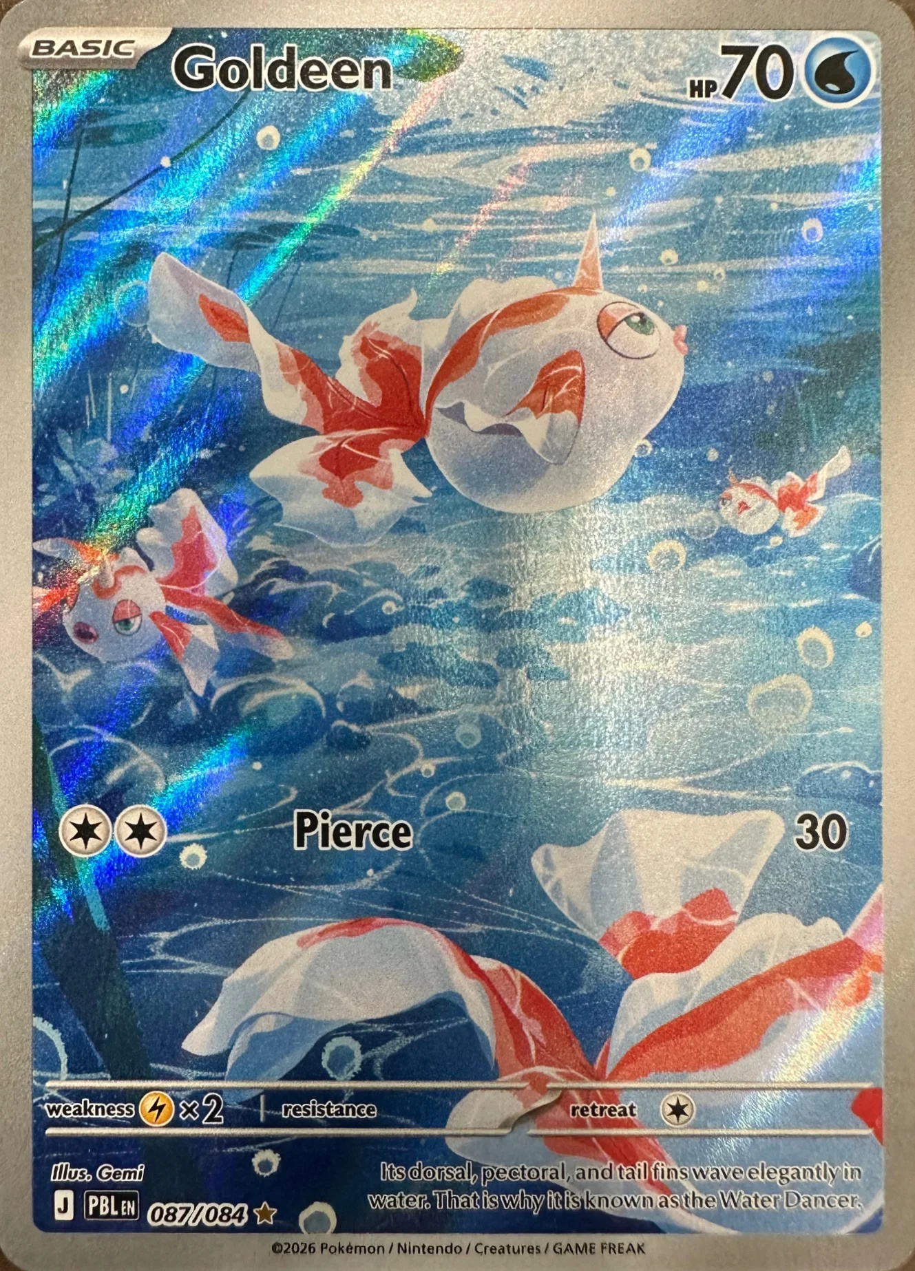 2026 Goldeen - 087/084 — Pitch Black #87