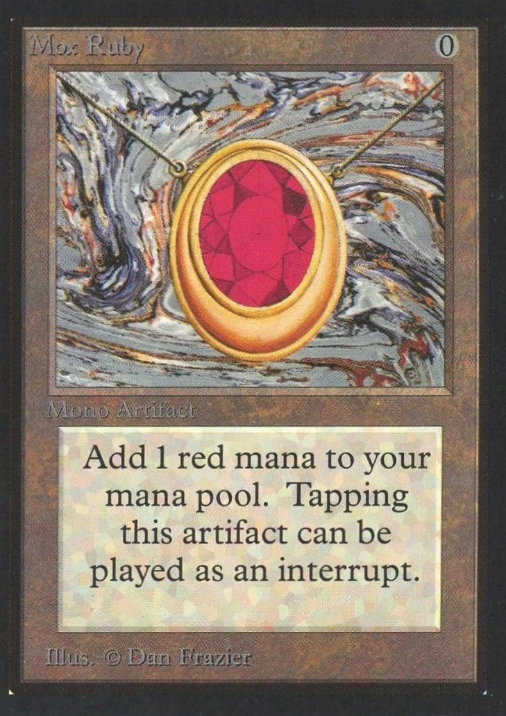 1993 Mox Ruby — Limited Edition Beta #265