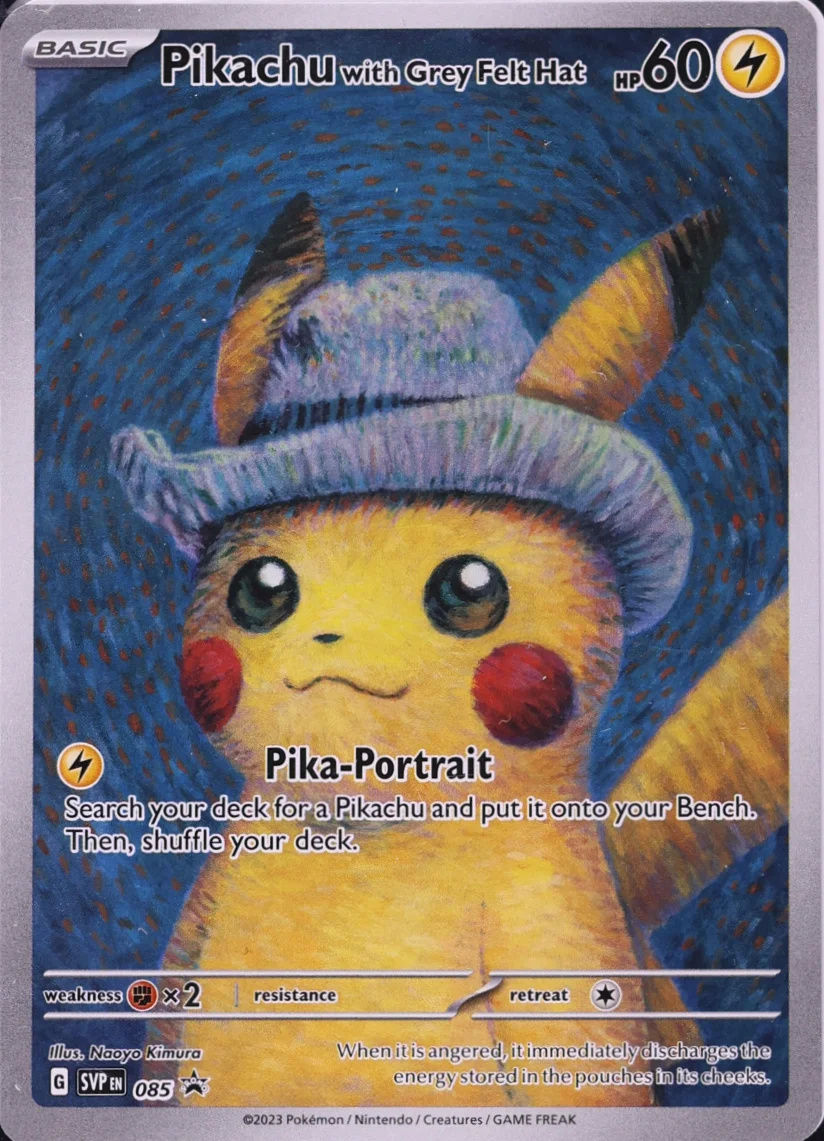 2023 Pikachu with Grey Felt Hat — Scarlet & Violet Promos #85