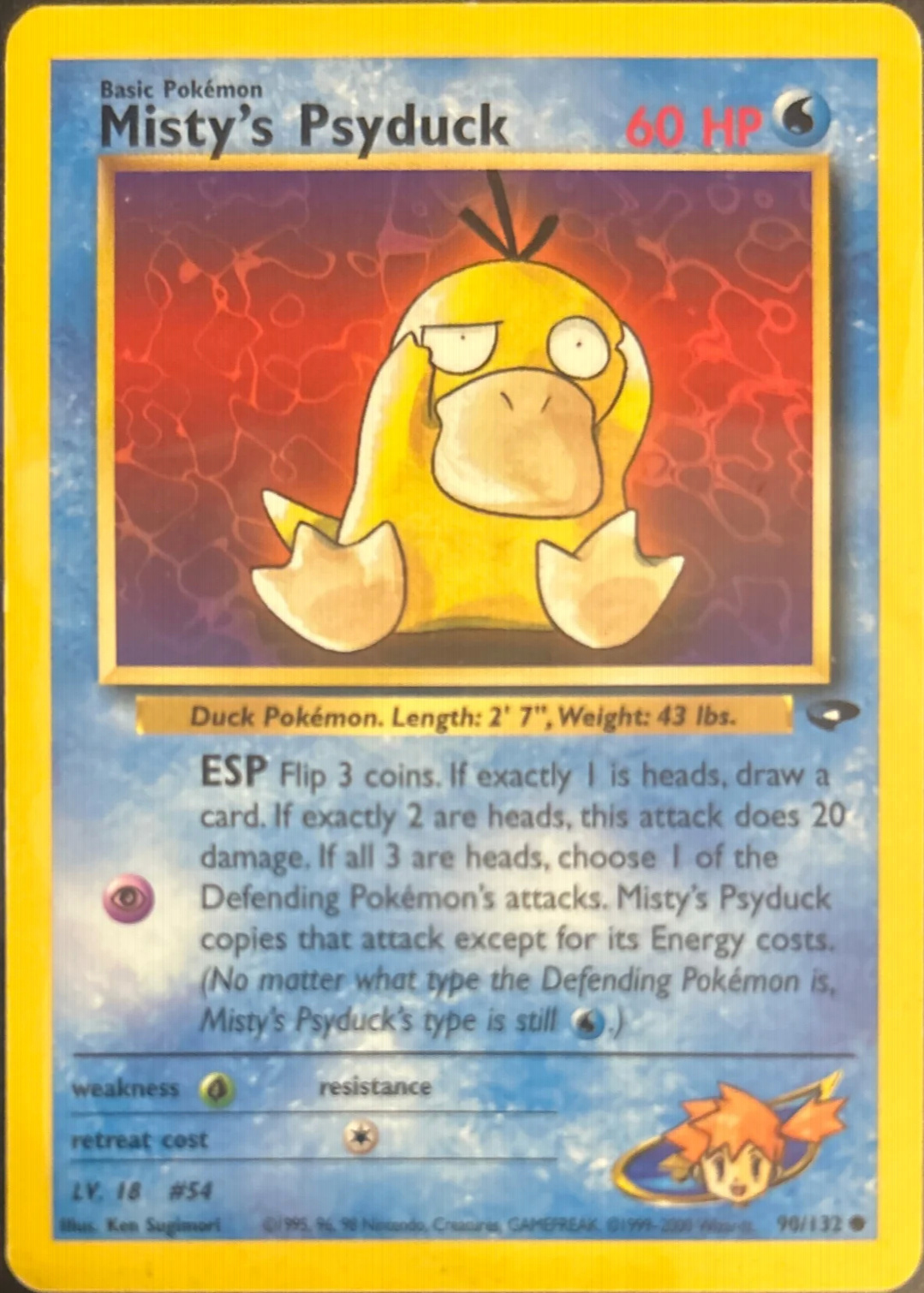 2000 Mistys Psyduck — Gym Challenge #90