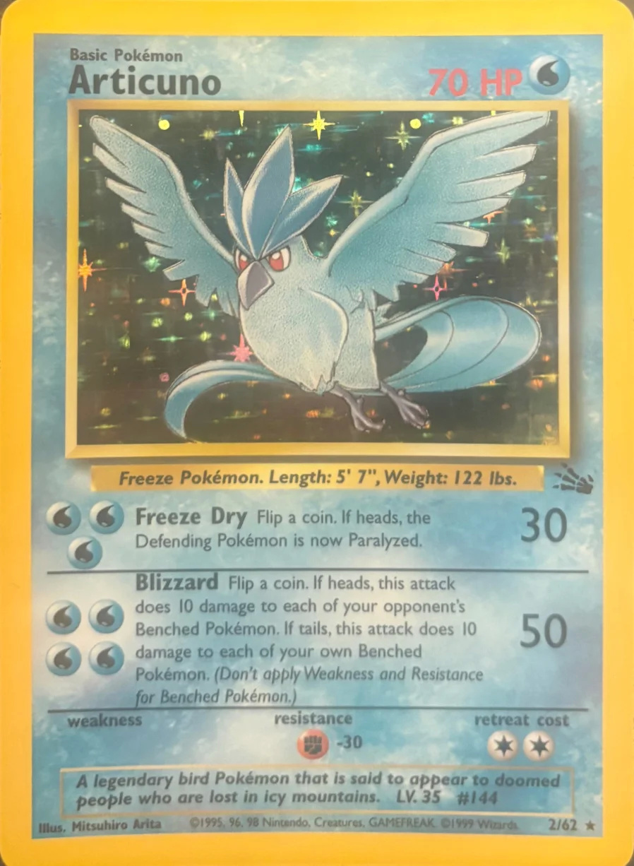 1999 Articuno — Fossil #2