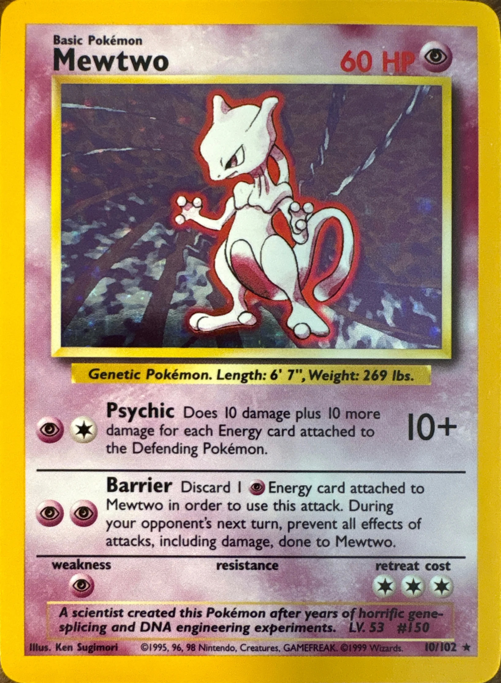 1999 Mewtwo — Base Set #10