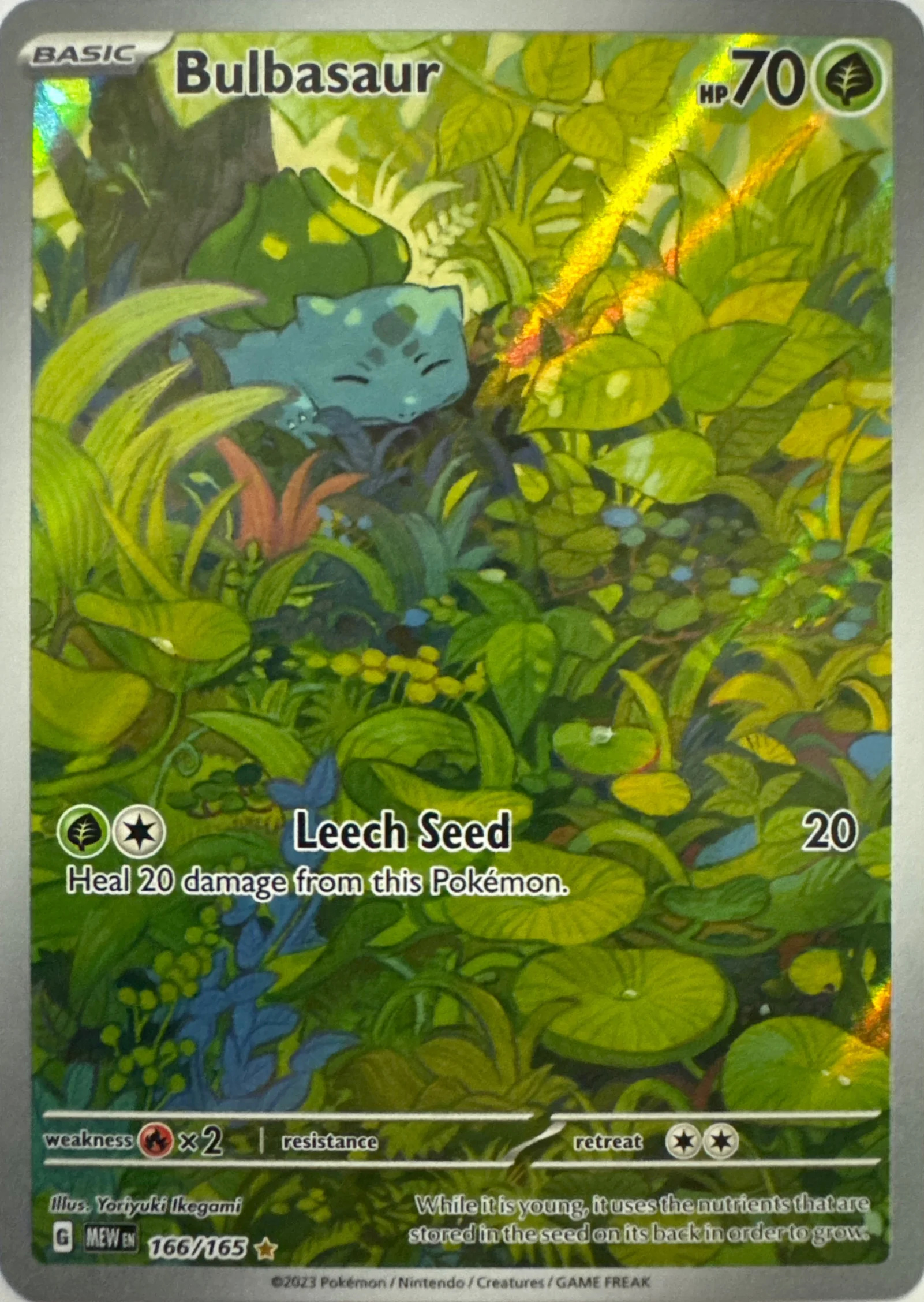 2023 Bulbasaur — 151 #166