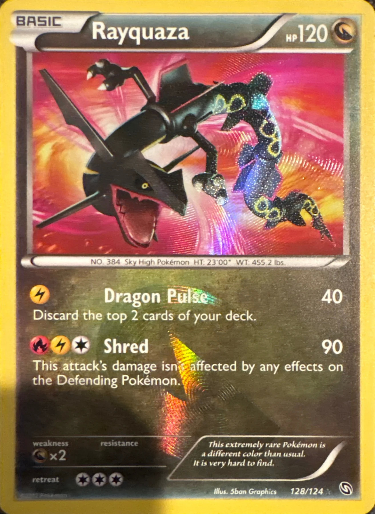 2012 Rayquaza — Dragons Exalted #128
