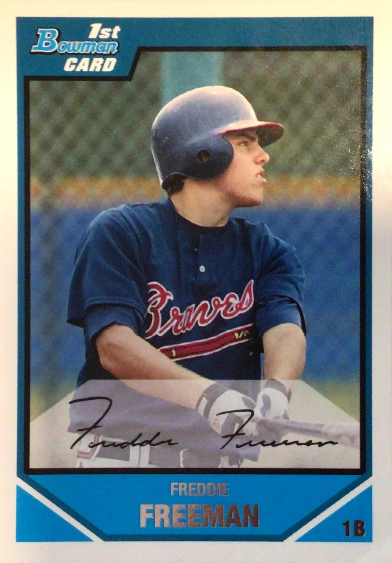 2007 Freddie Freeman — Bowman Chrome Draft Picks #BDPP12