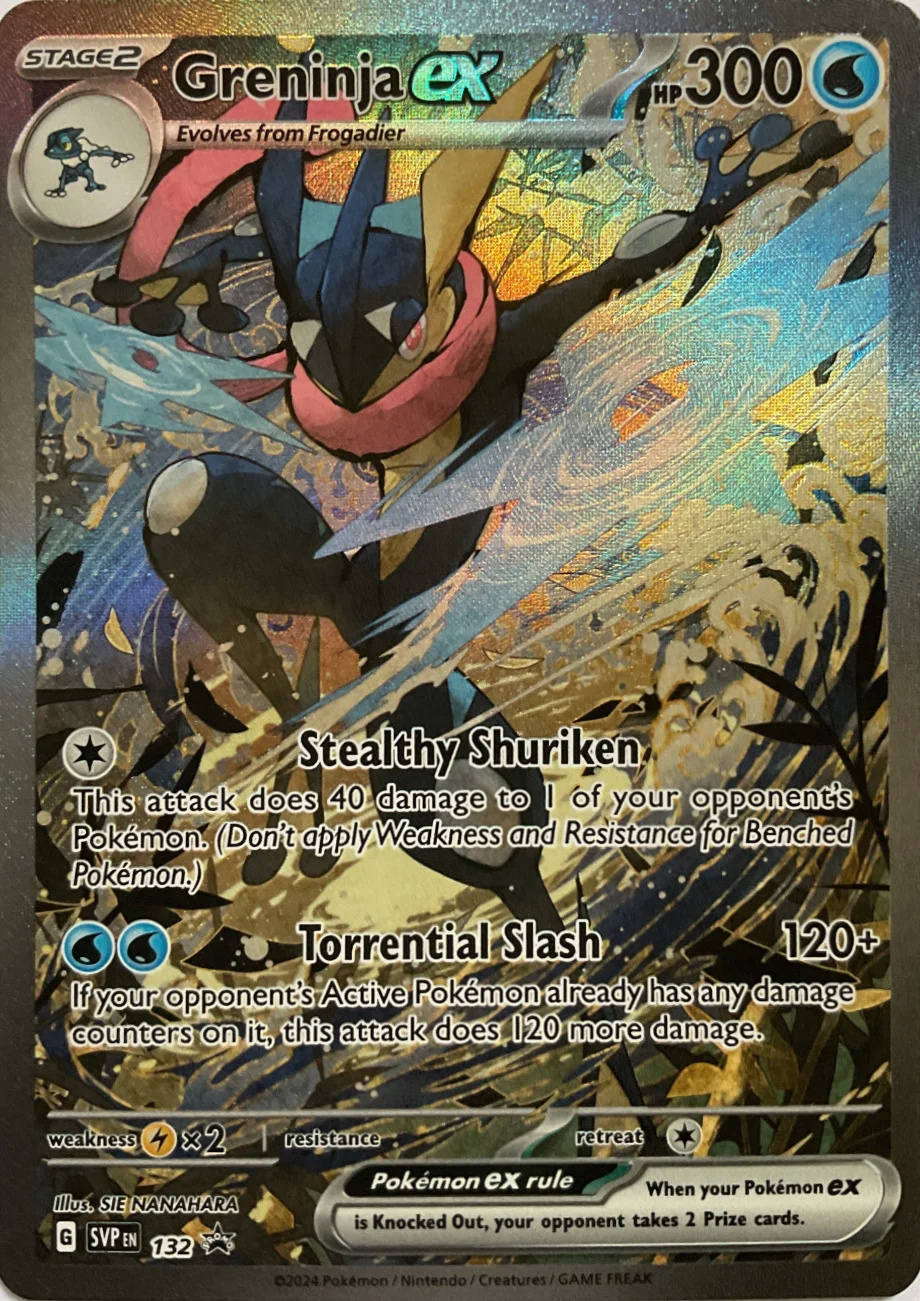 2024 Greninja ex — Scarlet & Violet Promos #132