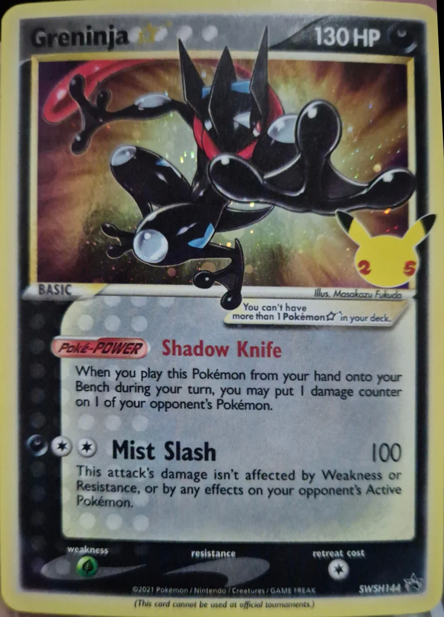 2021 Greninja Star — Sword & Shield Promos #SWSH144