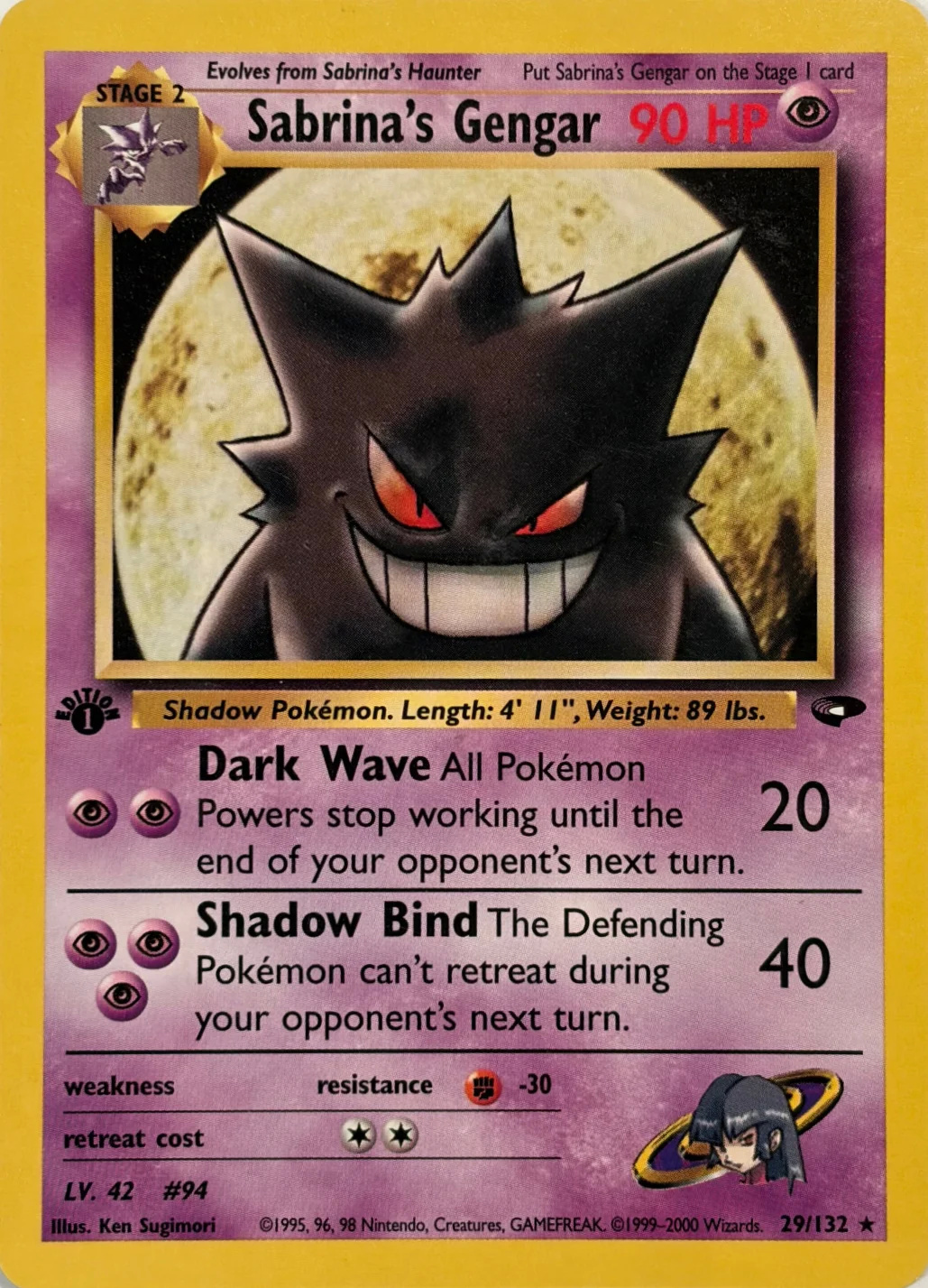2000 Sabrinas Gengar — Gym Challenge #29