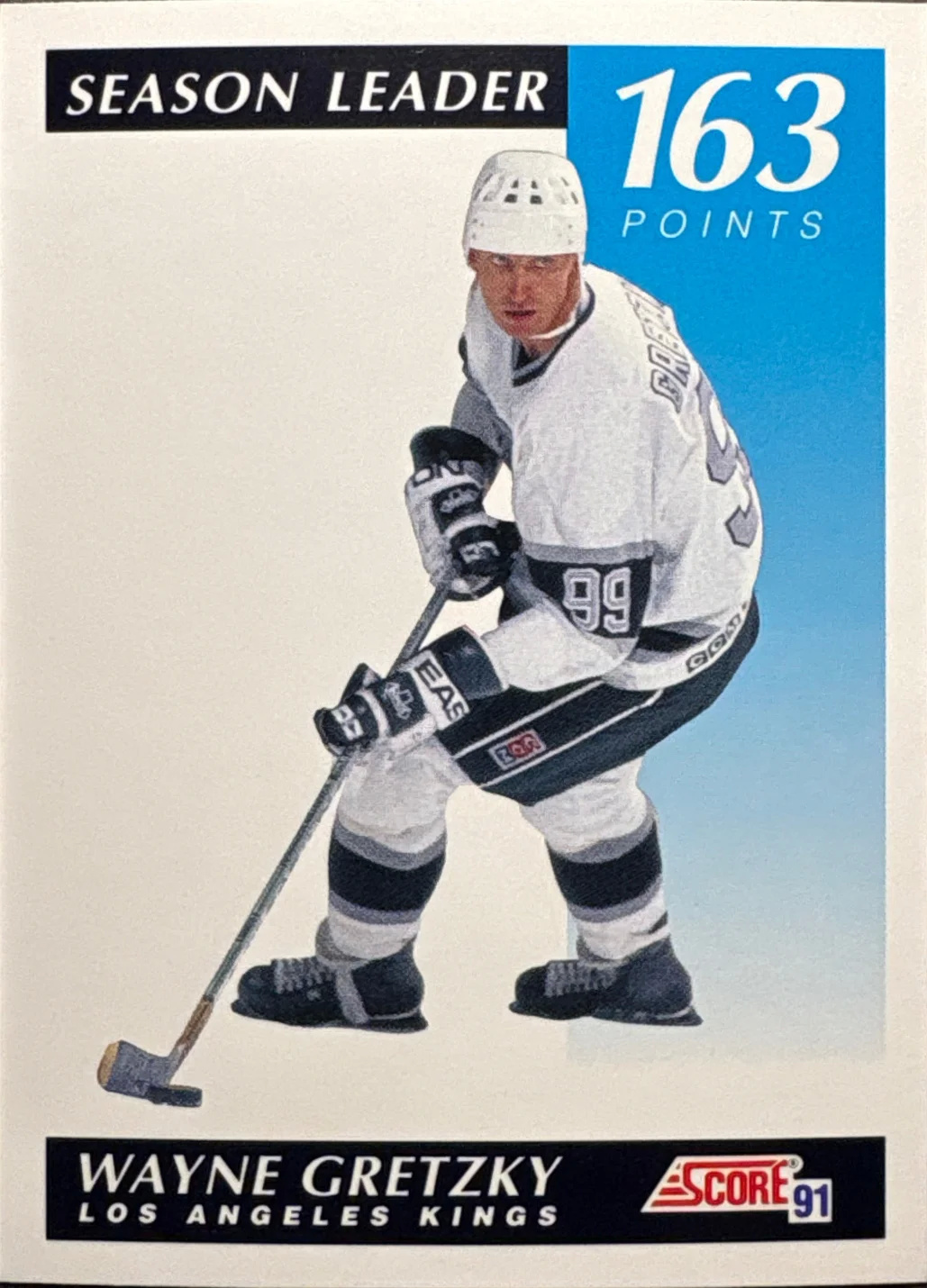 1991 Wayne Gretzky — Score Canadian Bilingual #296
