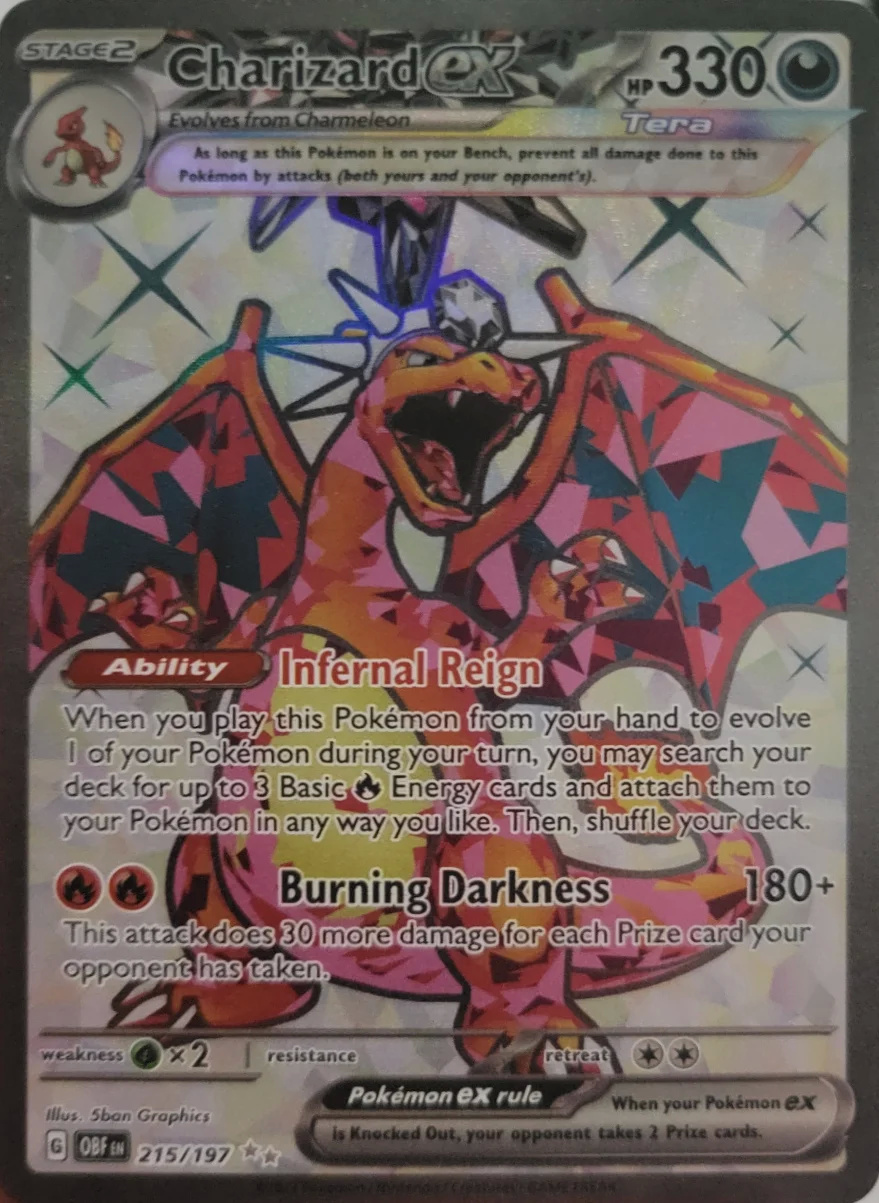 2023 Charizard ex — Obsidian Flames #215