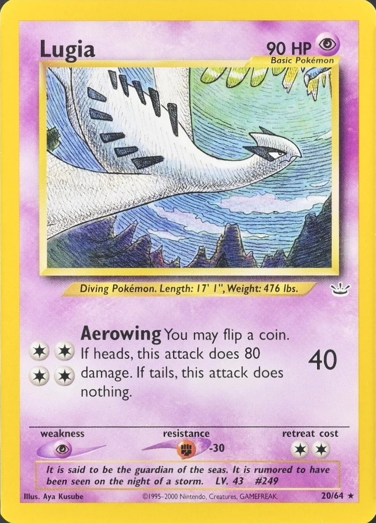 2001 Lugia — Neo Revelation #20