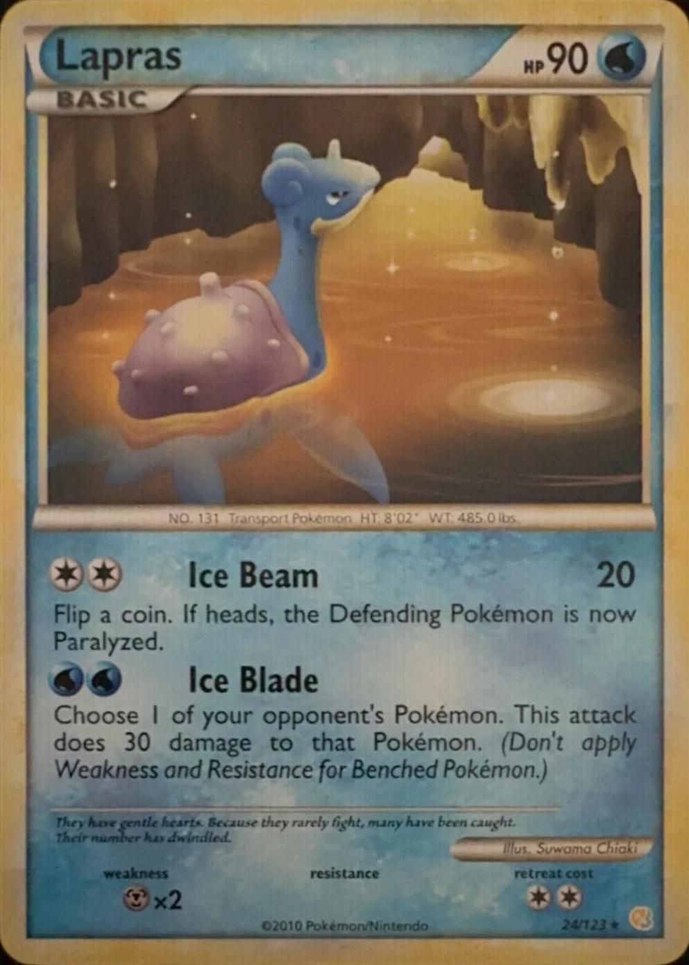 2010 Lapras — HeartGold & SoulSilver #24