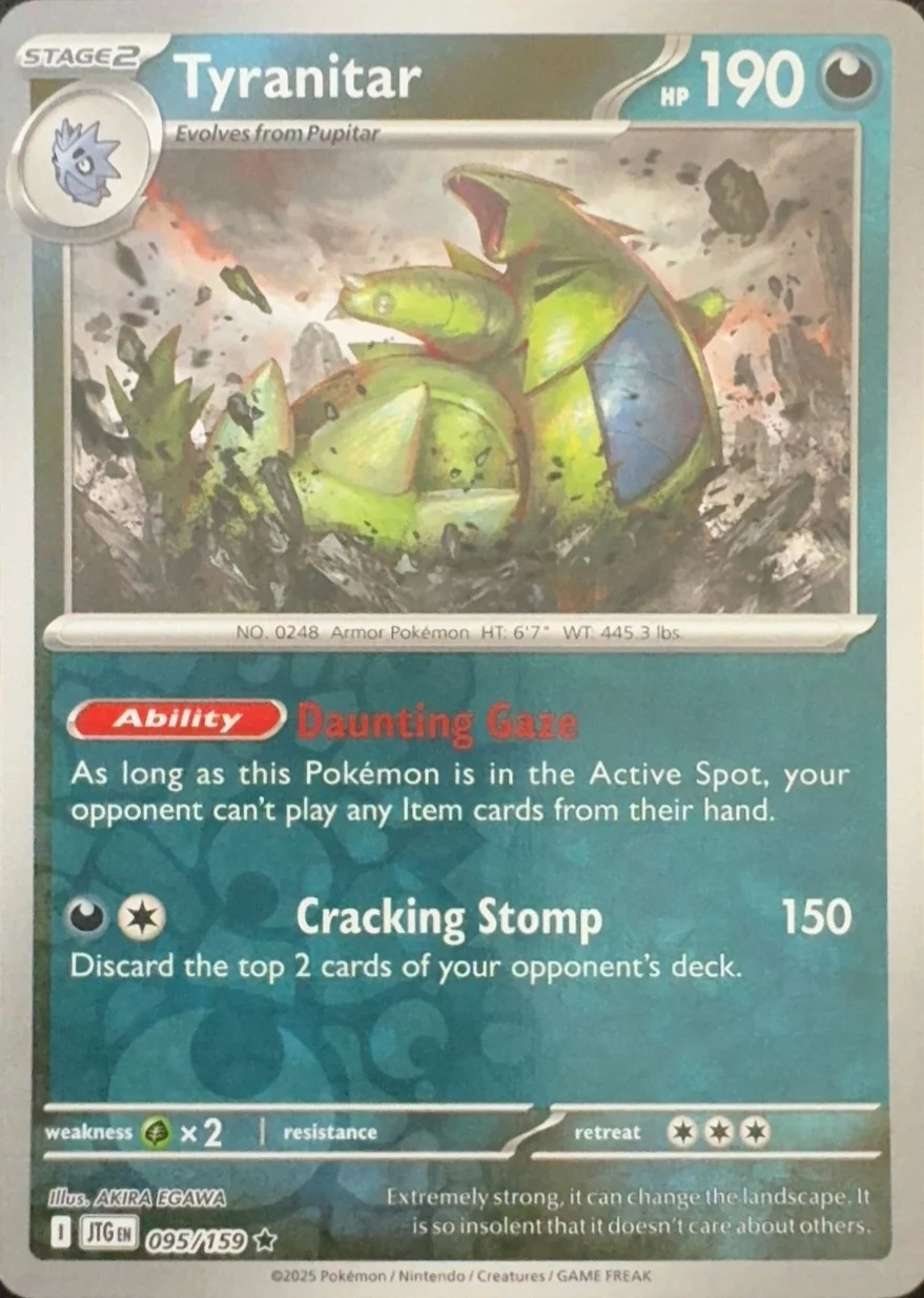 2025 Tyranitar — Journey Together #95
