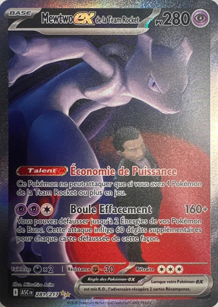2026 Team Rocket's Mewtwo ex — Ascended Heroes #281