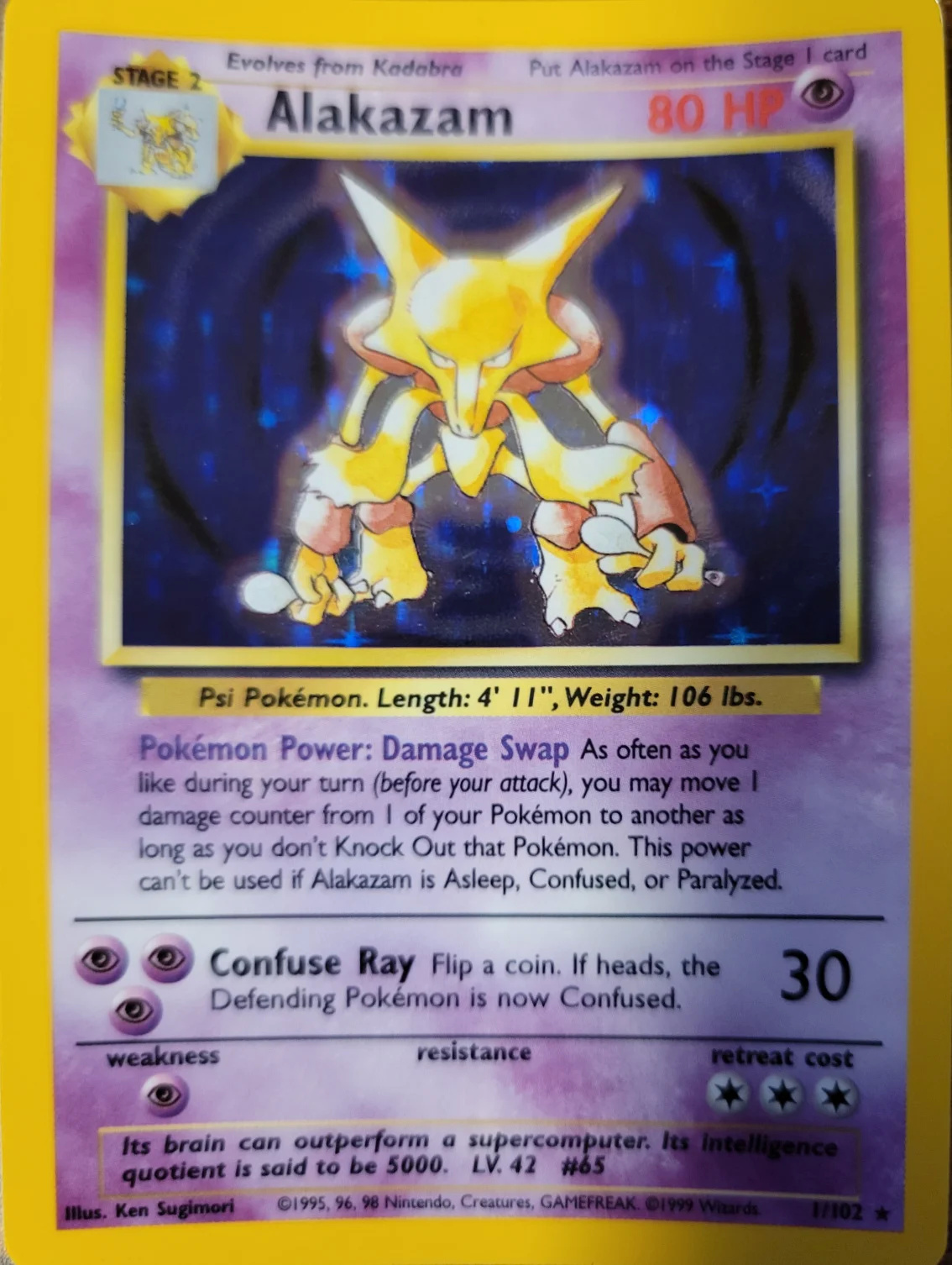 1999 Alakazam — Base Set #1