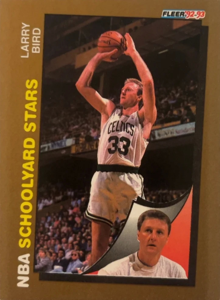 1992 Larry Bird — Fleer