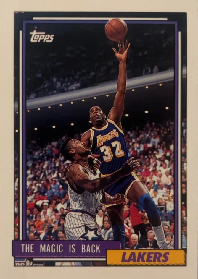 1992 Magic Johnson — Topps #54