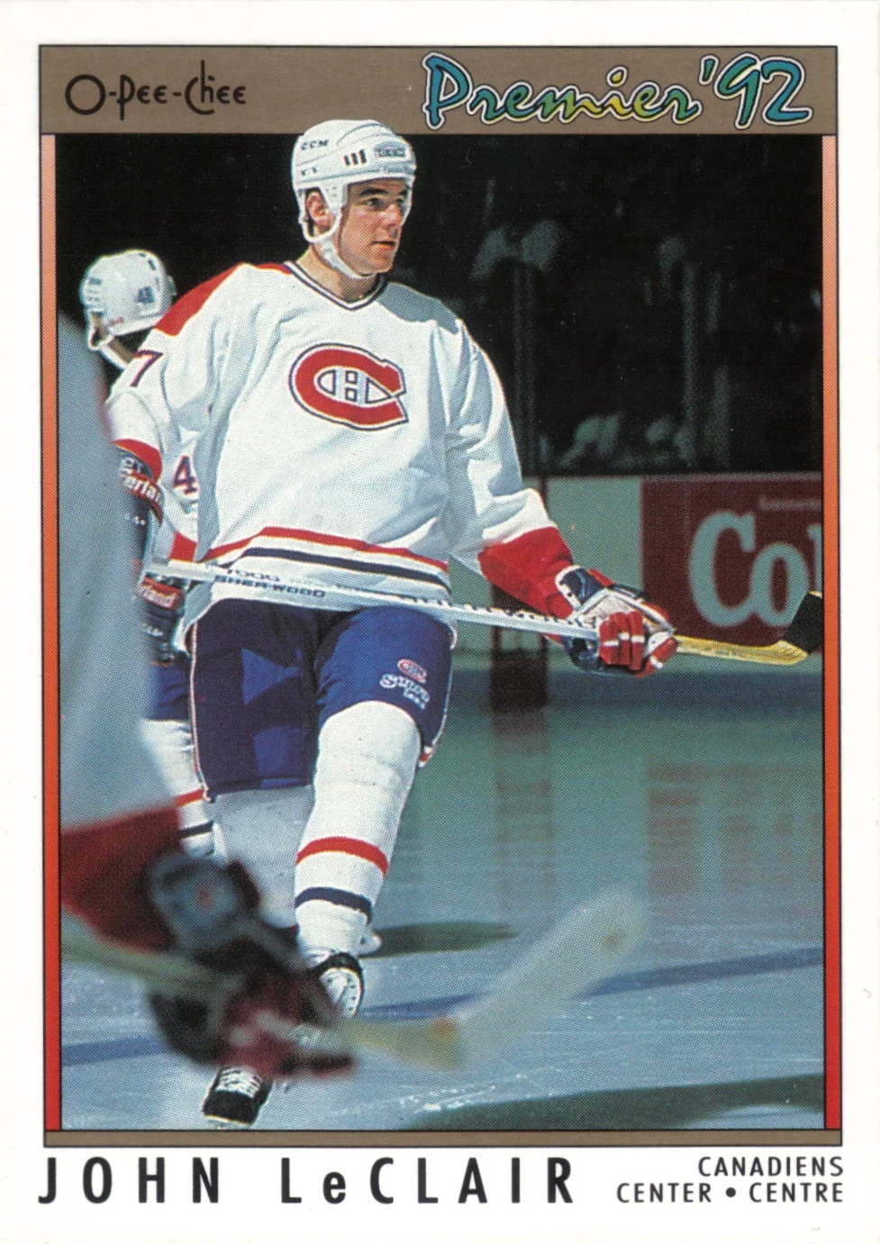 1991 John LeClair — Premier #105