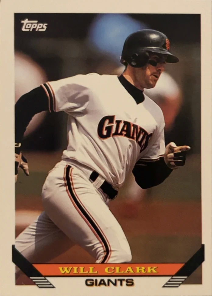 1993 Will Clark — Topps #10