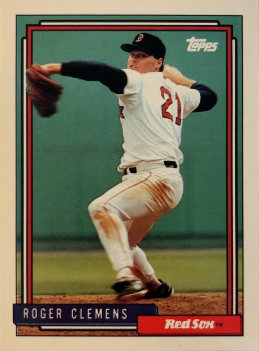 1992 Roger Clemens — Topps #150