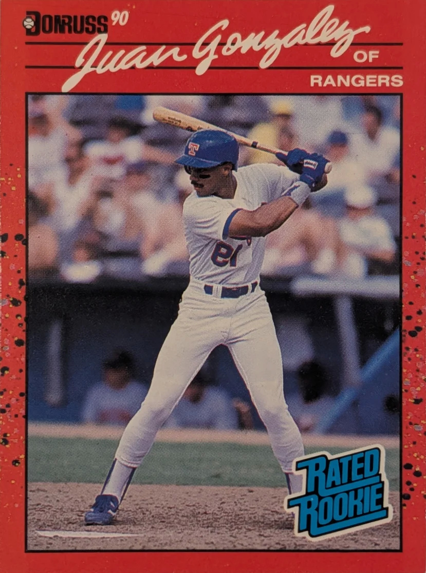 1990 Juan Gonzalez — Donruss #33