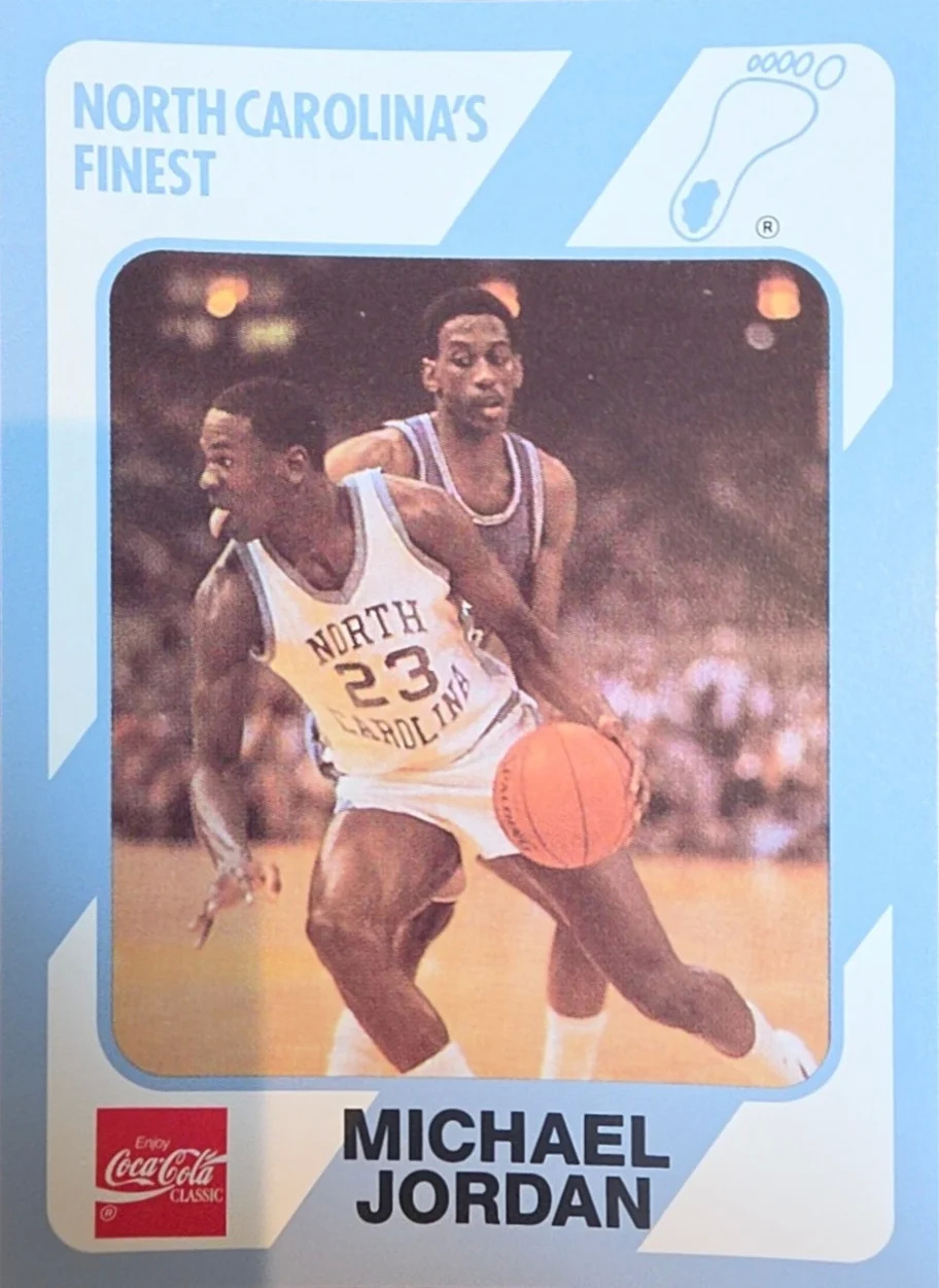 1989 Michael Jordan — Collegiate Collection North Carolina's Finest #17