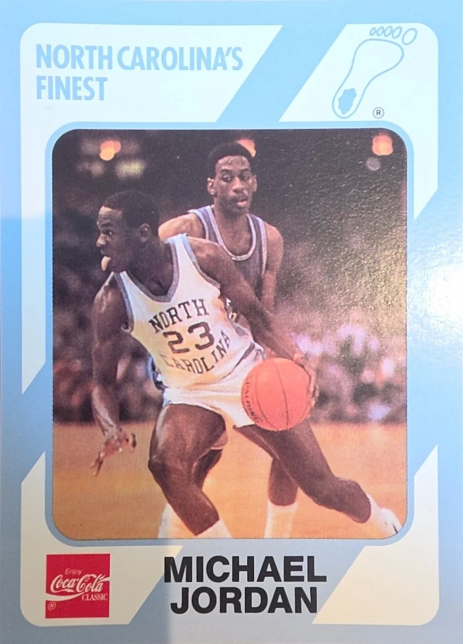 1989 Michael Jordan — Collegiate Collection North Carolina's Finest #17