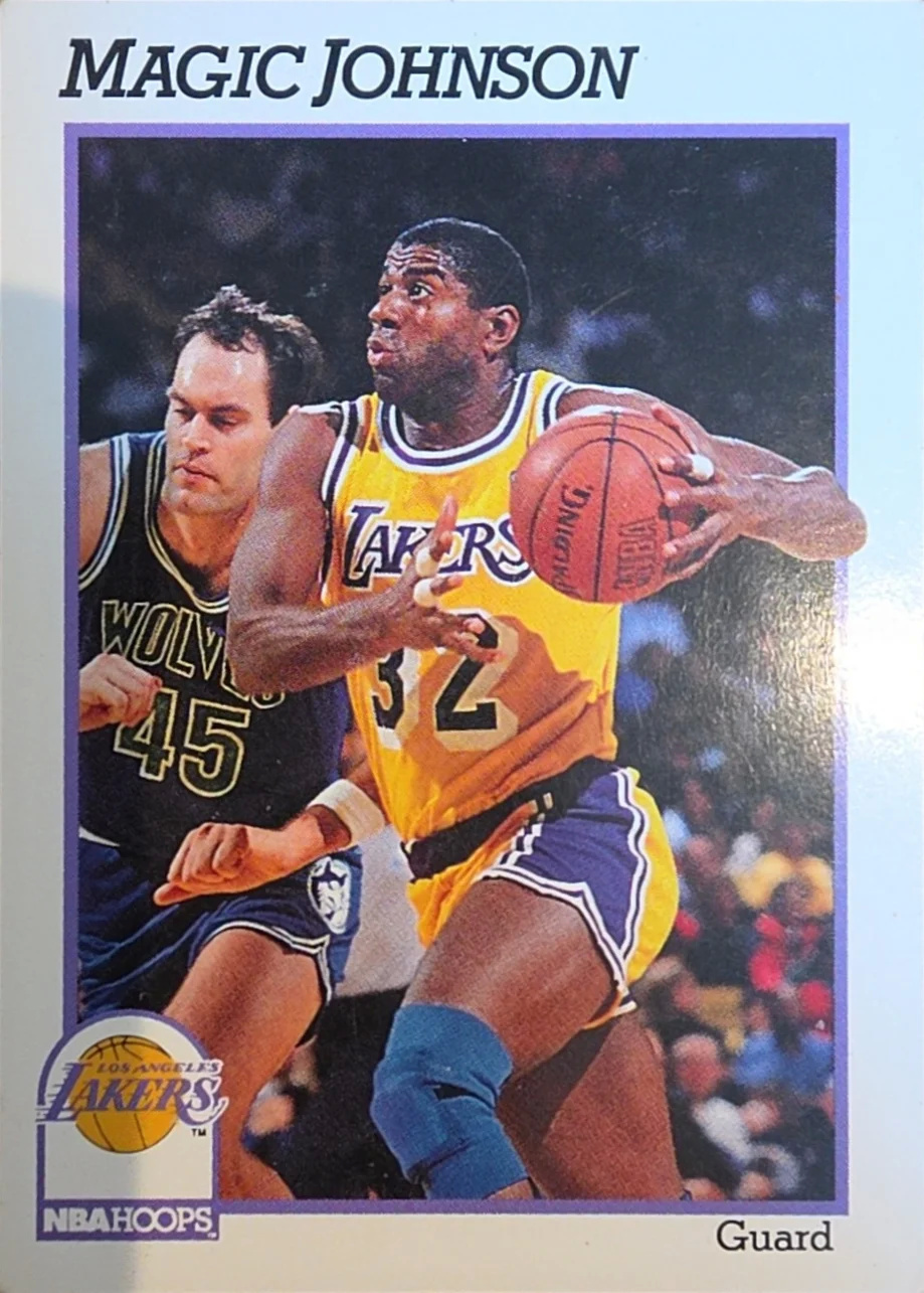 1992 Magic Johnson — Hoops 100 Superstars #46