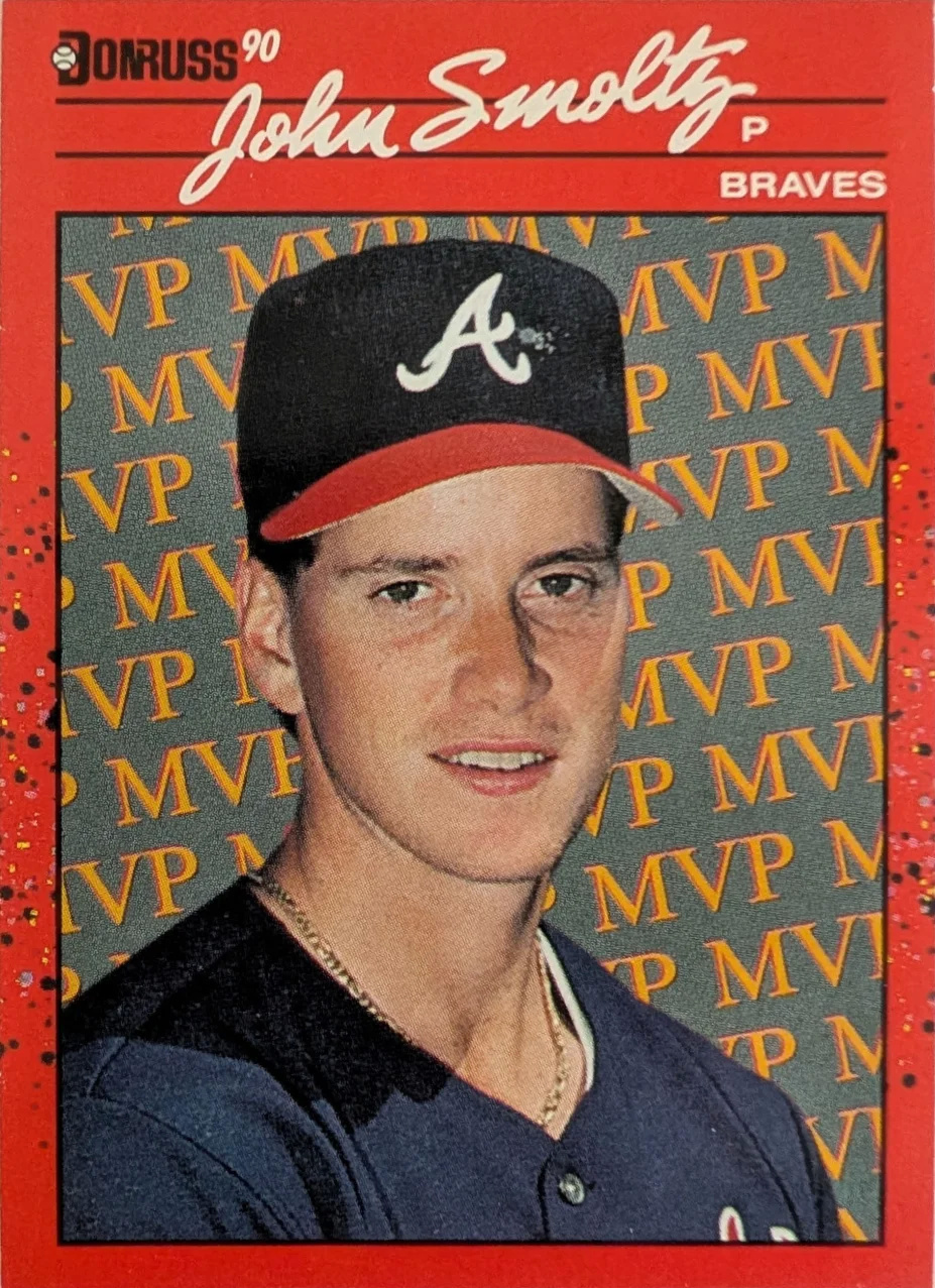 1990 John Smoltz — Donruss #BC-12