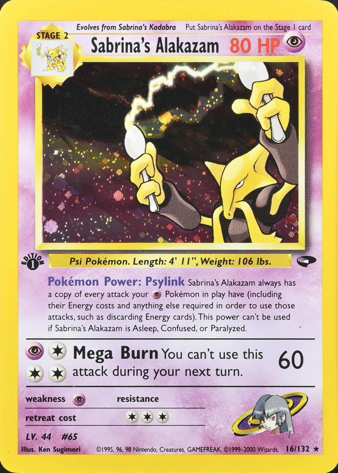 Sabrina's Alakazam — Gym Challenge #16