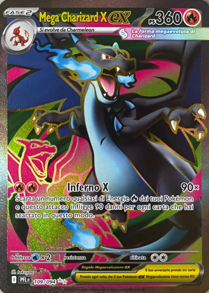 Mega Charizard X ex — Phantasmal Flames #109
