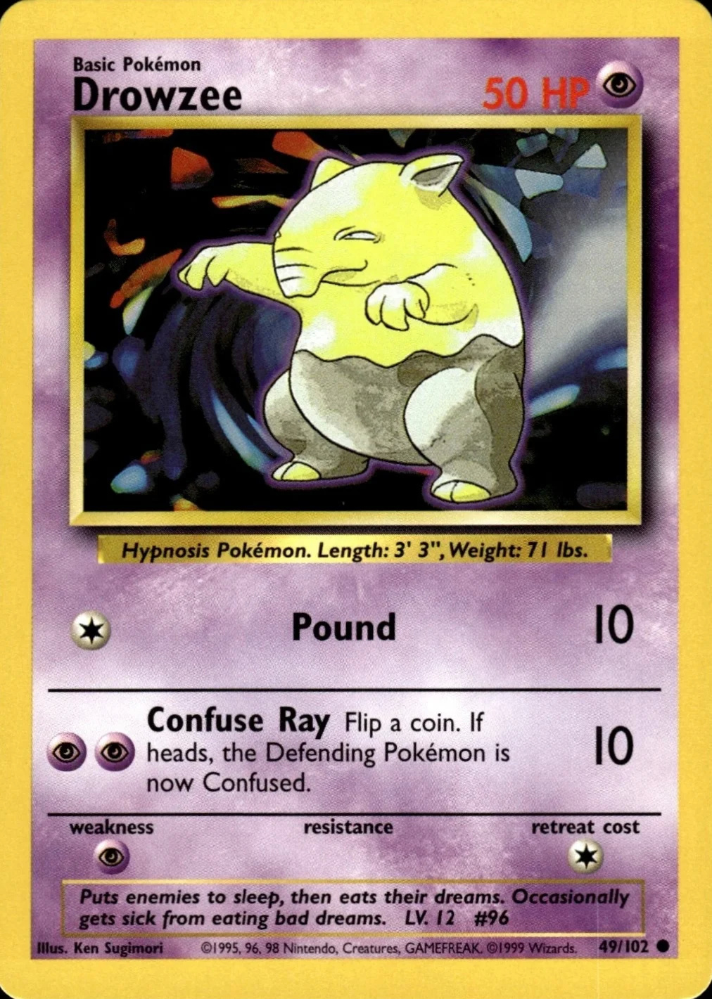Drowzee — Base #49