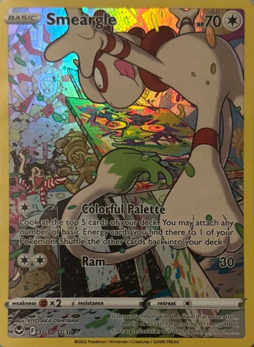 2022 Smeargle — Silver Tempest #TG10