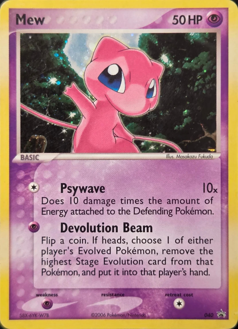 Mew — Nintendo Black Star Promos #40