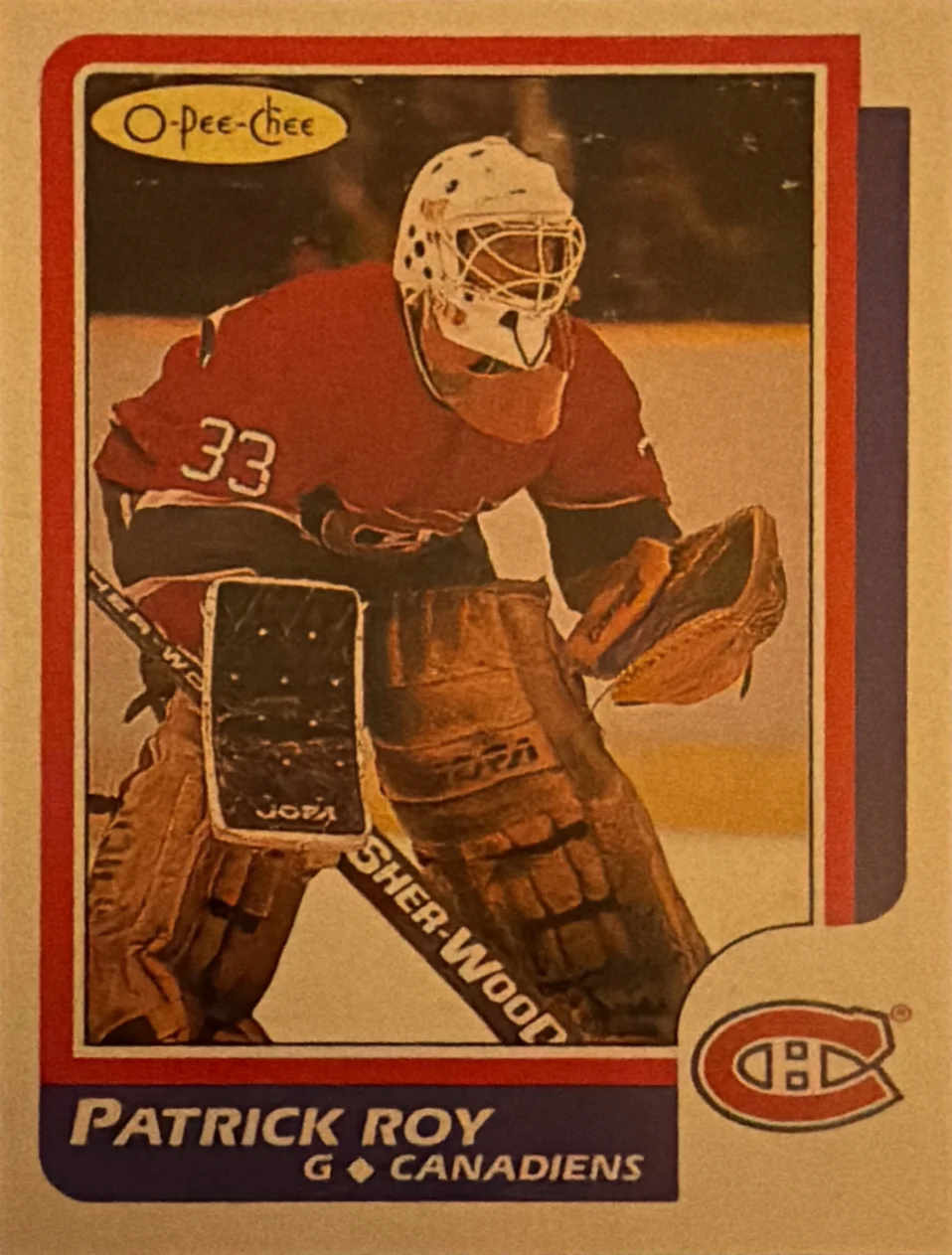 2002 Patrick Roy — O-Pee-Chee #1