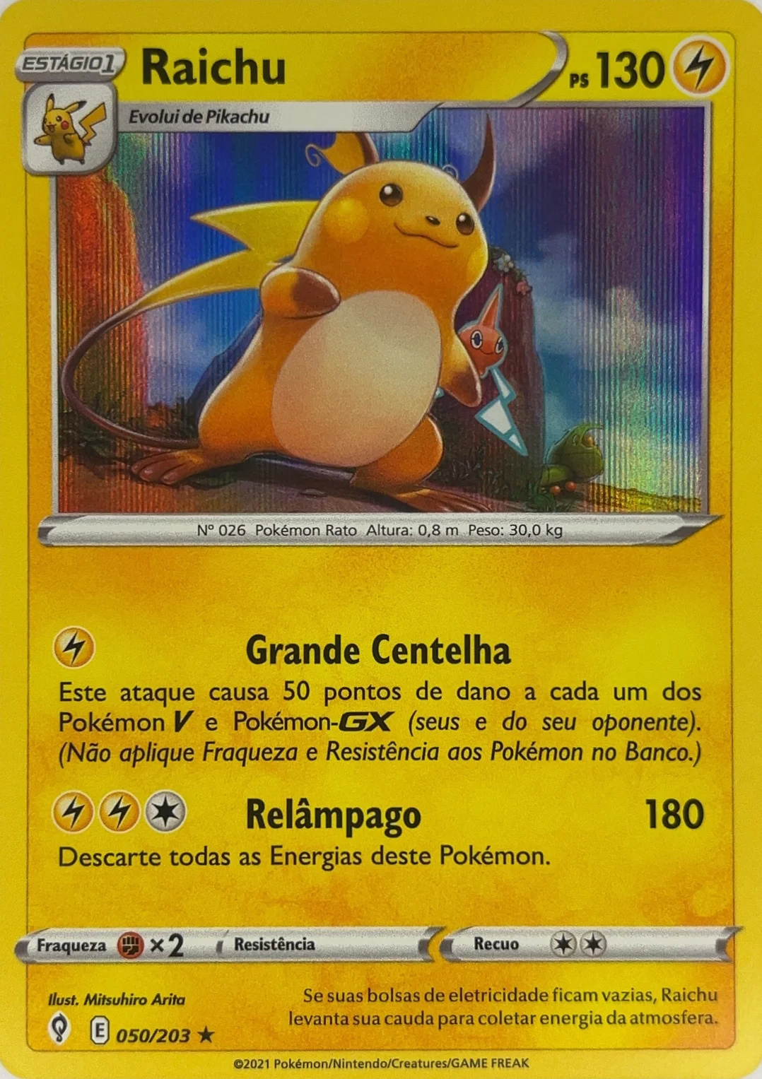 Raichu — Evolving Skies #50