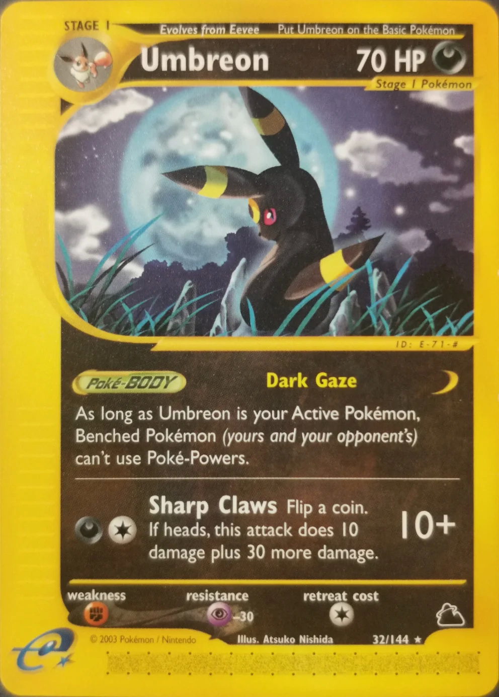 Umbreon — Skyridge #32