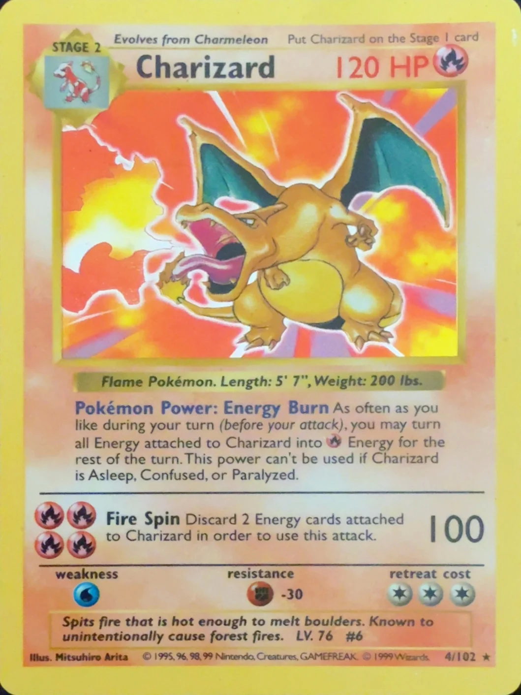 1999 Charizard — Base Set #4