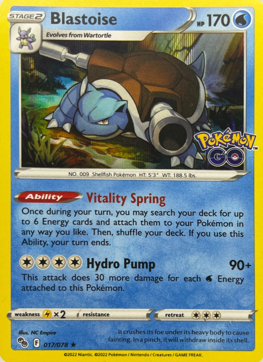 Blastoise — Pokémon GO #17