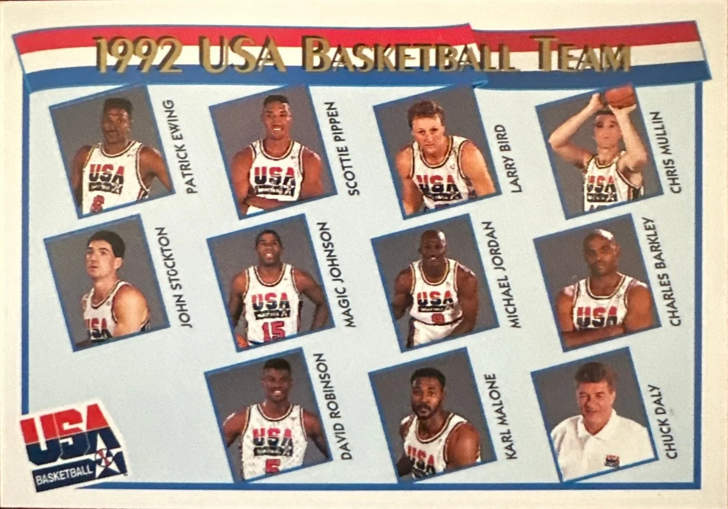 1992 USA Basketball Team — SkyBox USA Basketball