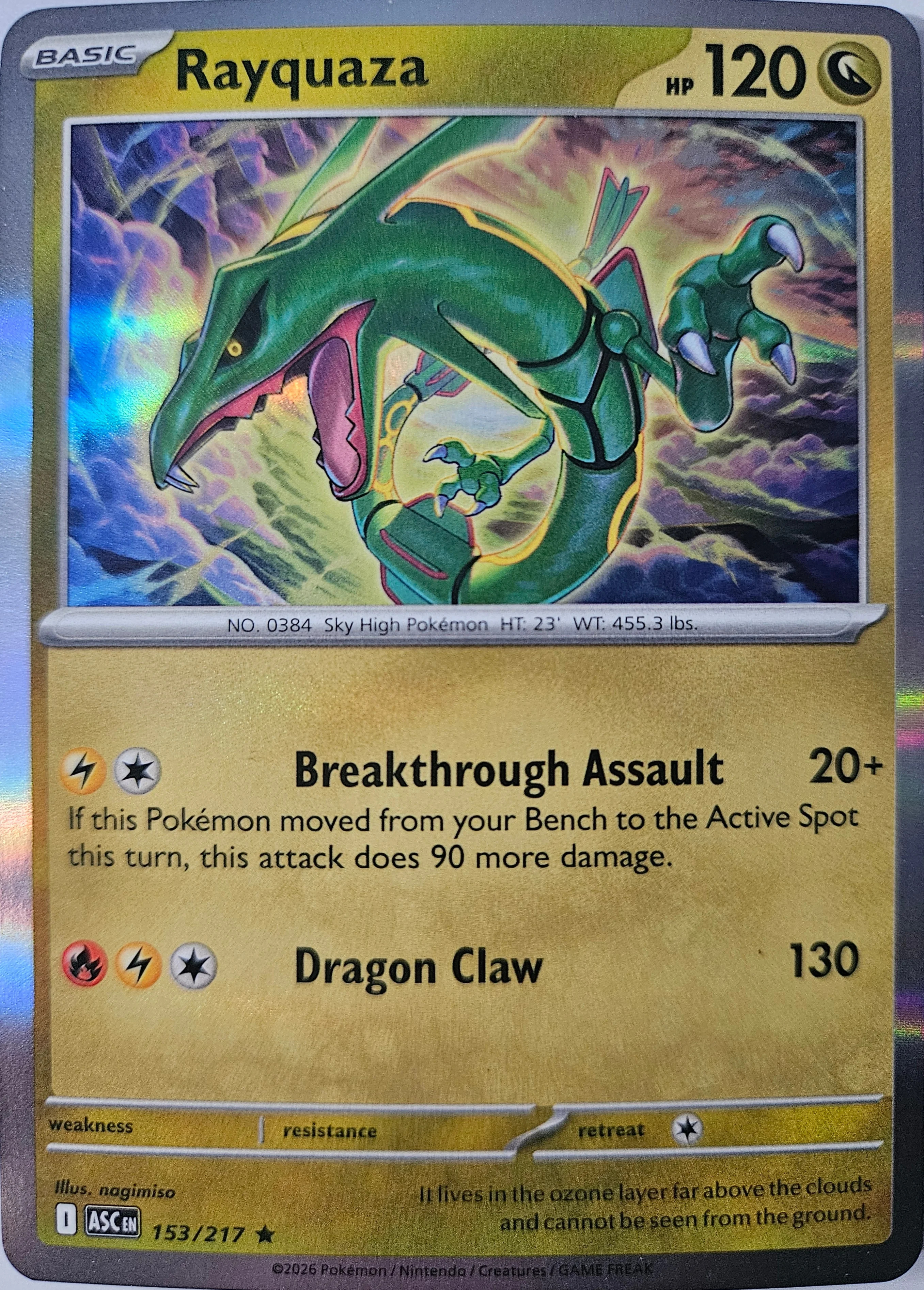 Rayquaza — Ascended Heroes #153